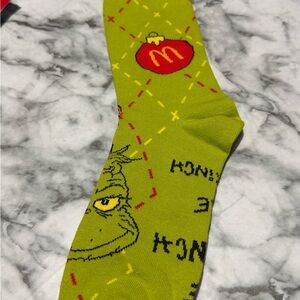 McDonald's The Grinch Green Socks